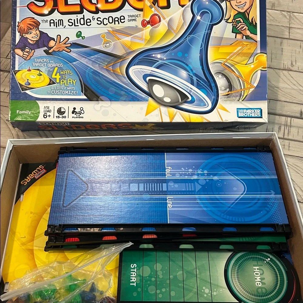 Sorry Sliders Game by Parker Brothers Fun Family Game  1-4 Players 4 ways 2 play